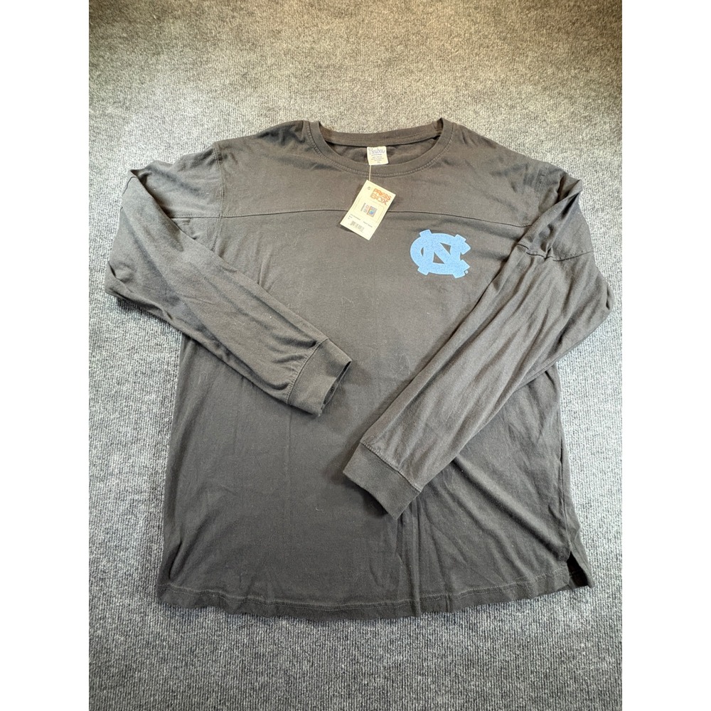 Pressbox UNC Tar Heels Long Sleeve Shirt Mens XL Black Carolina Graphic Tee NEW